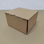 Коробка самосборная 10х10х6см (бурая) Т-11 микрогофрокартон № 12