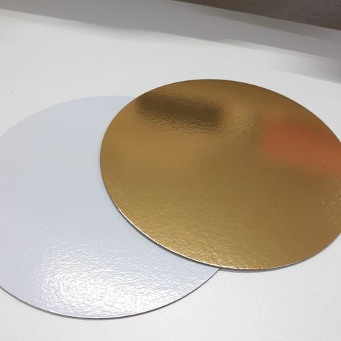 Подложка золото/белая 40 см 3,2 мм