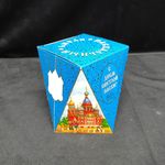 Коробка для кулича 85 мм. храмы треугольная малая