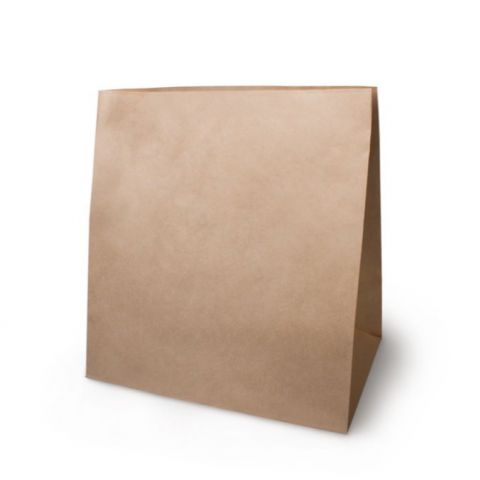 Бумажный крафт пакет, без ручек, размер 32 х 20 х 34 см, плотность 70 г/м2