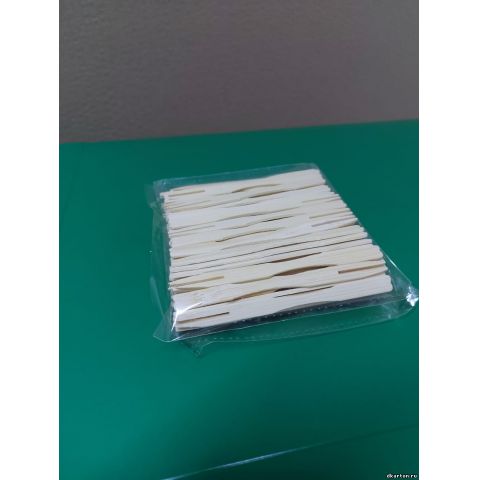 Вилка коктейльная бамбук 9 см уп/100 шт