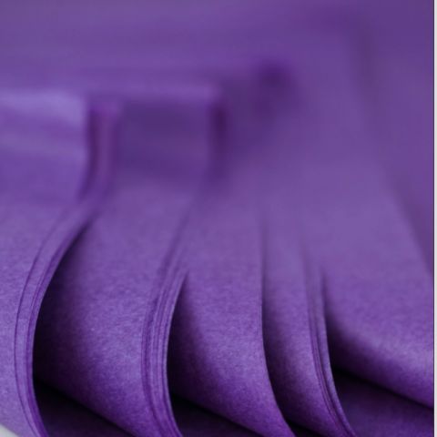 Тишью цвет фиолетовый, 50х66 см (в пачке 10 листов).