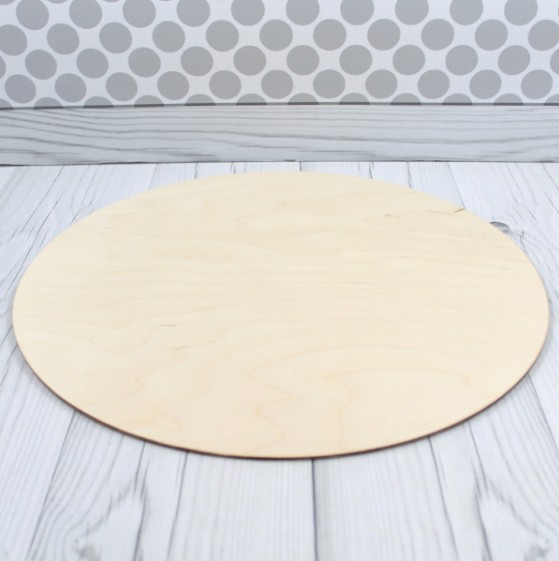 Деревянная подложка для многоярусного торта. диаметр=40 см, толщина=6 мм