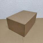 Коробка самосборная гофрокороб, размер 34х22х15 см. (цвет бурый) № 15