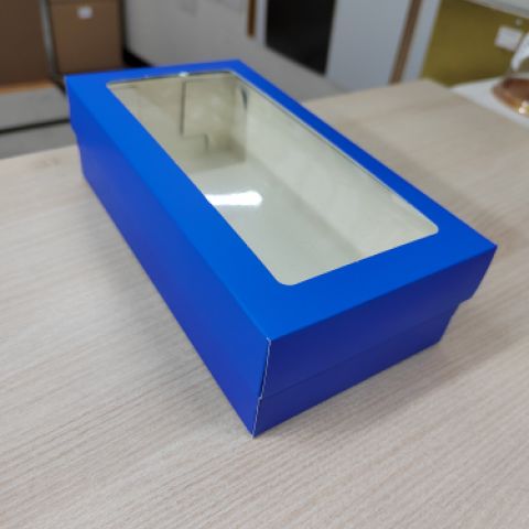 Коробка размер 21х10х5,5 см, цвет синий