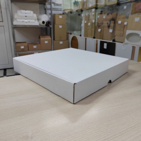 Коробка из гофрокартона самосборная, размер 35*35*4 см