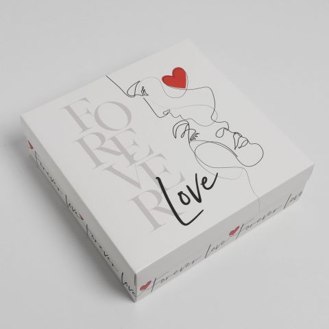 Коробка складная «Любовь», 26 х 26 х 8 см