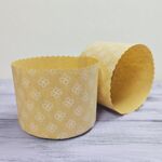 Форма бумажная для куличей 110х85 мм ( 10 штук) квадратики