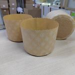 Форма бумажная для куличей 110х85 мм ( 10 штук) квадратики