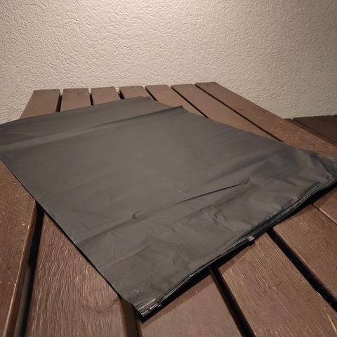 Зип пакеты с бегунком размер 30 х 40 см, матовые черные