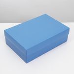 Коробка складная «Синяя», 30 х 20 х 9 см