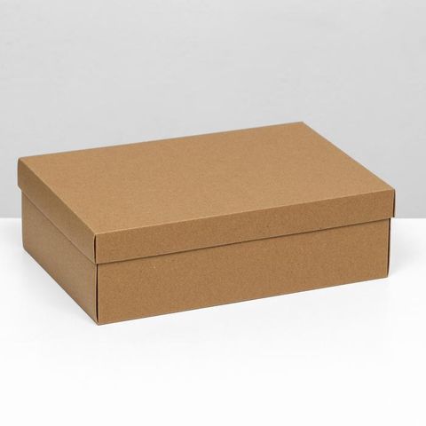 Коробка складная, крафт, 30 х 20 х 9 см