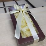 Коробка под дубайский шоколад с окном 15x7,5x2,5 см. шоколад