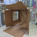 Коробка для торта С РУЧКОЙ 24x24x24 см. горфокартон АКЦИЯ!