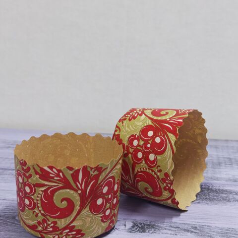 Форма бумажная д/куличей 60*45 в асс.(10 штук)