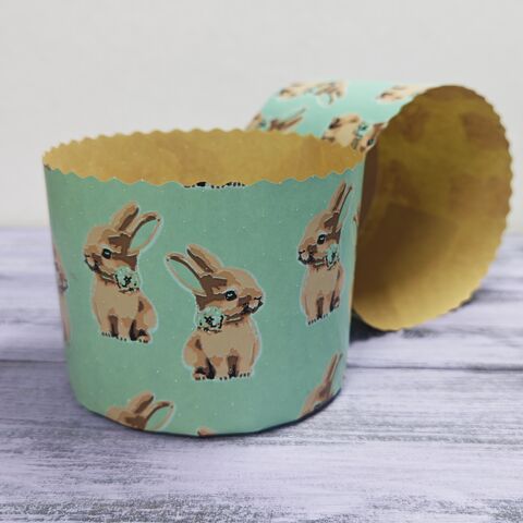 Форма бумажная д/куличей 110*85 в асс. (10 штук)