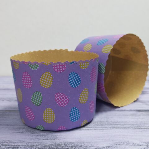 Форма бумажная д/куличей 110*85 в асс. (10 штук)