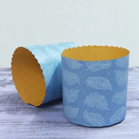 Форма бумажная д/куличей 90*90 в асс, 10 шт