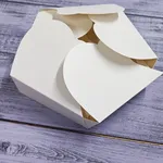 Коробка под 6 капкейков 18*18*5, белая