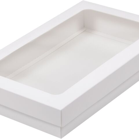 Коробка для клубники в шоколаде 25*15*4 белая