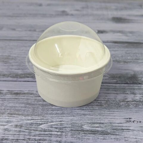 Стакан для мороженого с крышкой