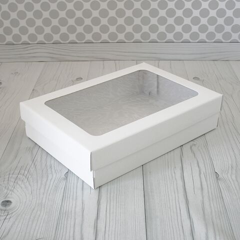 Коробка для кейтеринга/фуршета 35*25*8 см белая