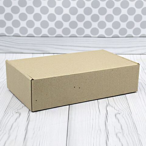 Коробка - сундучок 29 х 17 х 8 см крафт без окна