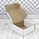 Коробка - сундучок 14 х 14 х 6,5 см Матовая без окна