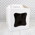 Коробка под торт с ручками 28 х 28 х 30 см