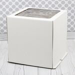 Коробка под торт 30 х 30 х 30 см с окном 