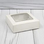 Коробка для пряников, печенья и др. с окном 10 х 10 х 3 см