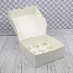 Коробка-сундучок под 9 капкейков, 25*25*10