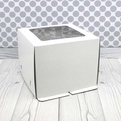Коробка для торта 24*24*19 с окном
