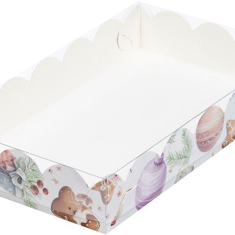Коробка для печенья и пряников 20*12*3,5 (Ёлочные игрушки)