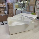 Коробка 20х20х7 см. для зефира белая
