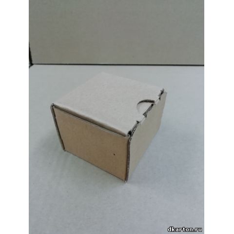 Коробка из МГК 7х7х6 см крафт Почта 1